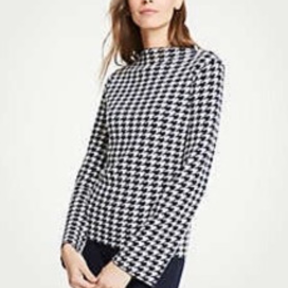Ann Taylor Sweaters - NEW Ann Taylor Houndstooth  Sweater (48